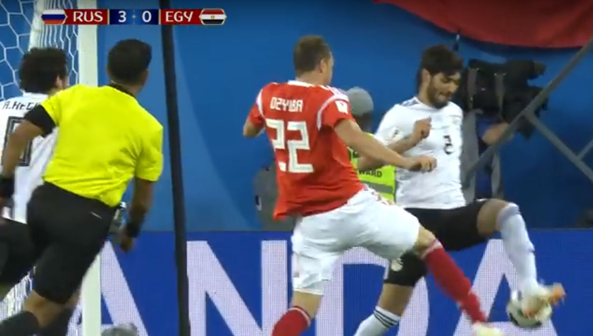 Rusia le ganó 3-1 a Egipto y lo dejó casi fuera del Mundial