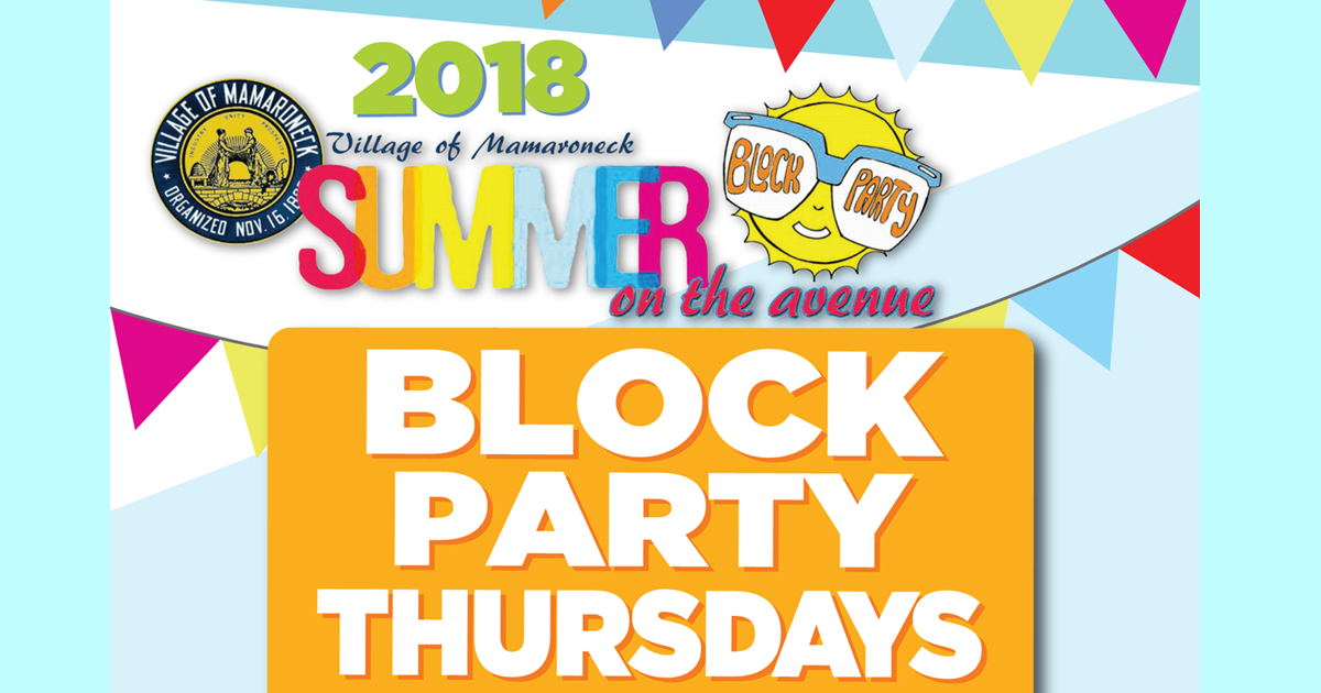 “Summer on the Avenue” Mamaroneck 2018