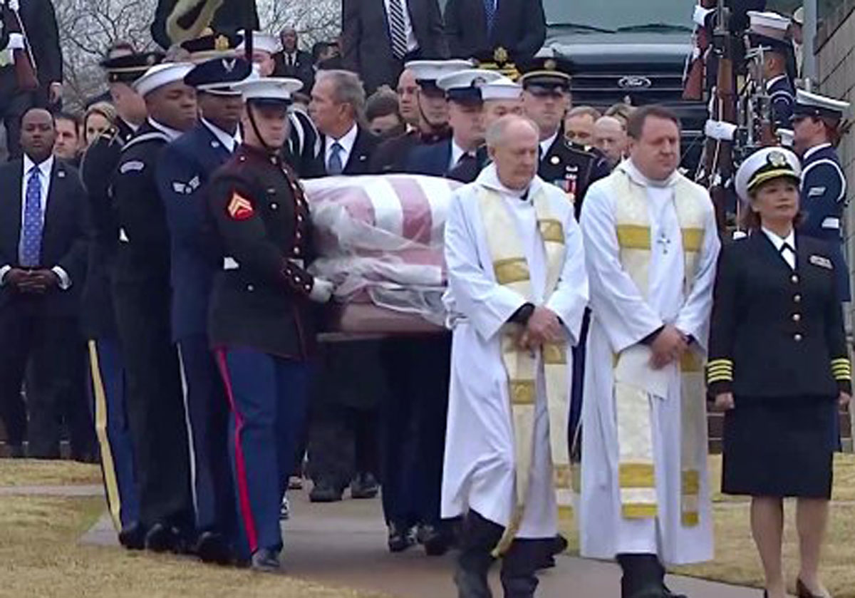 Texas: Emotivo funeral de Estado de George H.W. Bush
