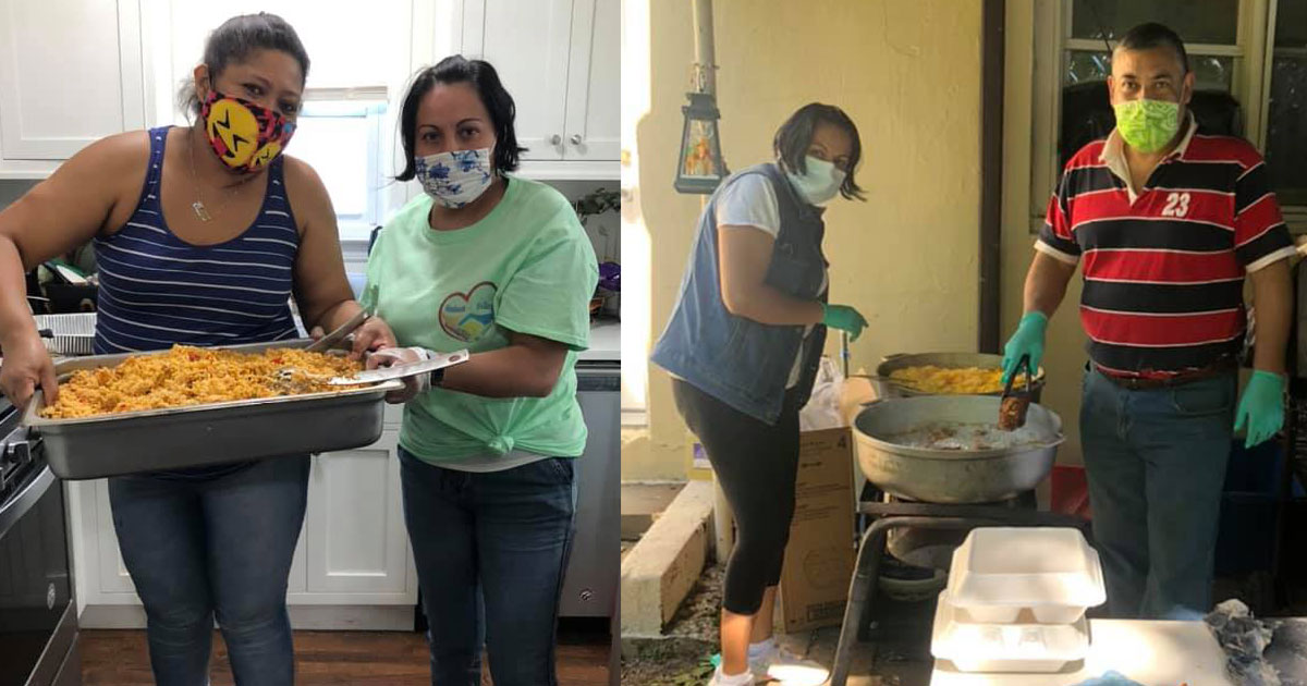 Comida para los enfermos en Port Chester