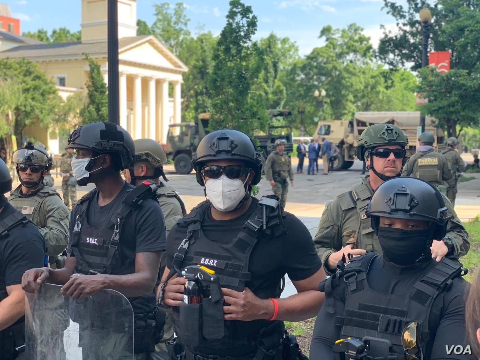 El Pentágono ordena el repliegue de “algunas” tropas regulares desplegadas en Washington