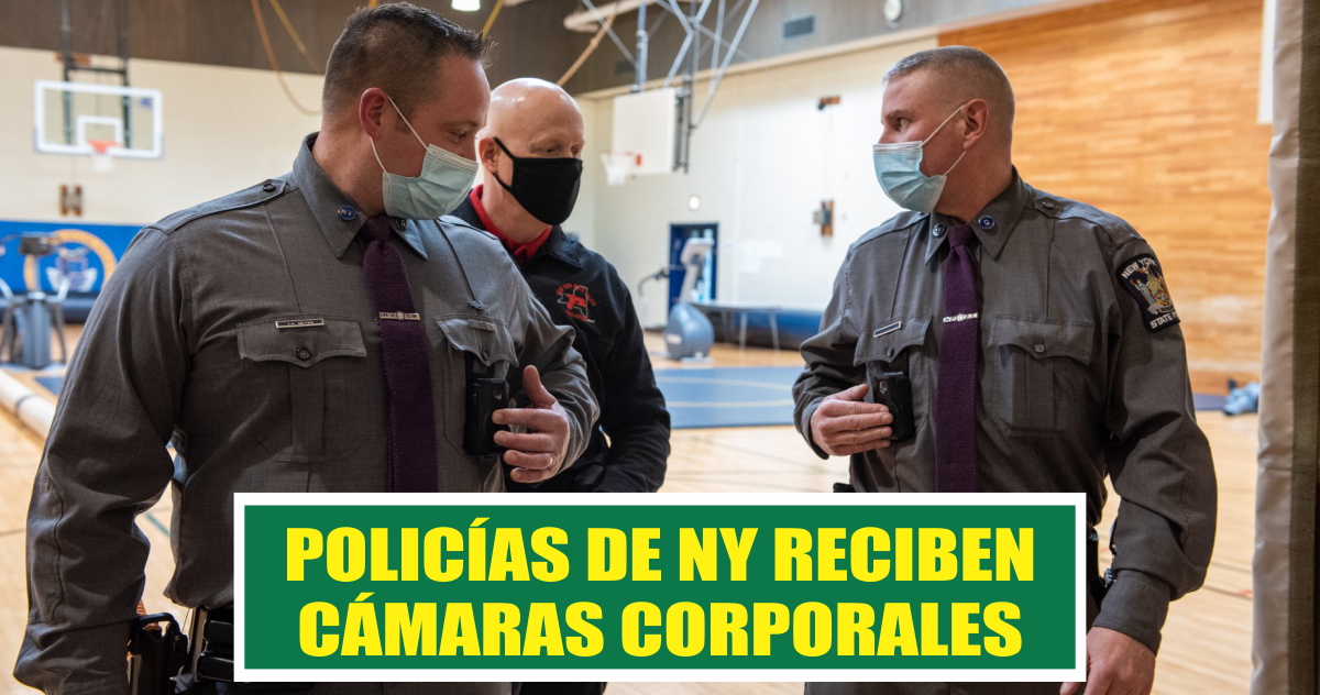 Policías de NY reciben cámaras corporales