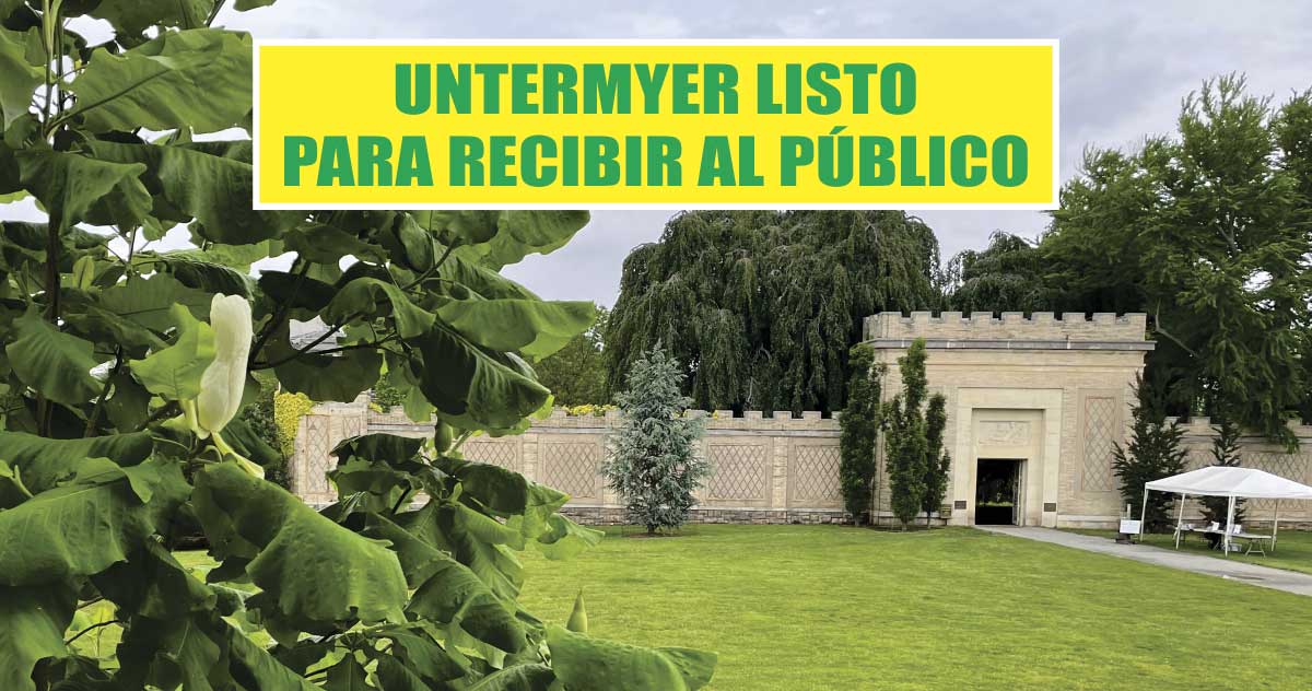 Untermyer listo para recibir al público
