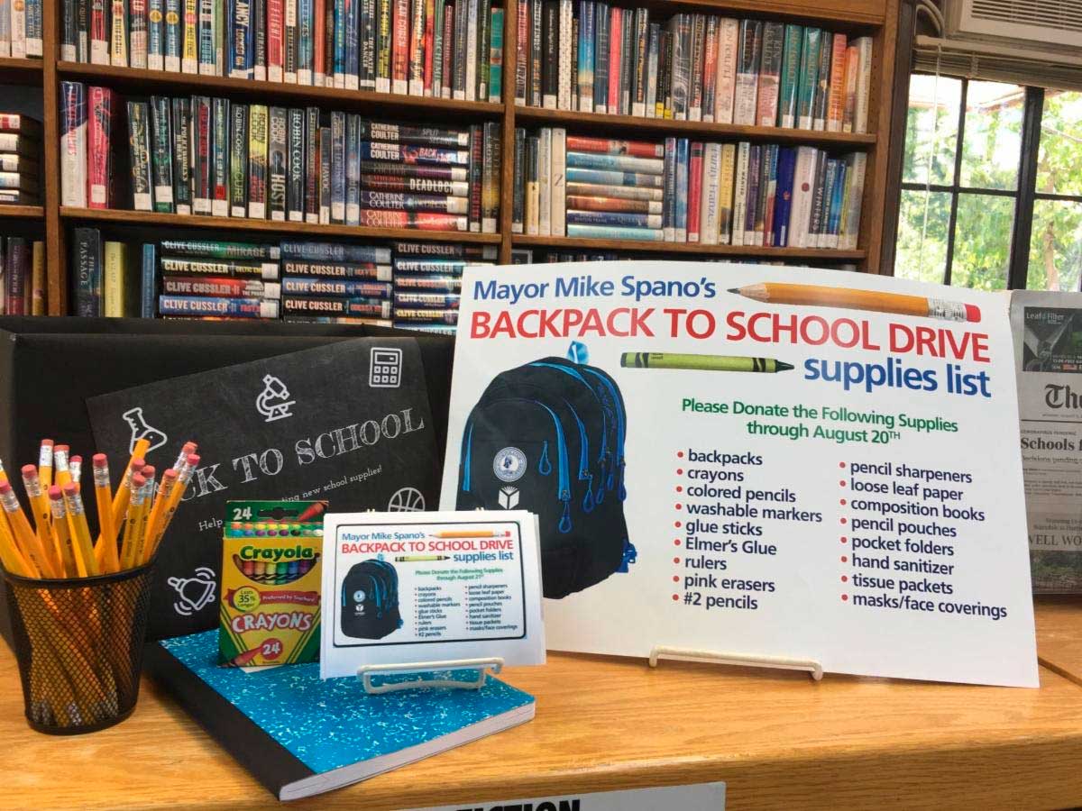 Campaña de donación de útiles escolares en Yonkers