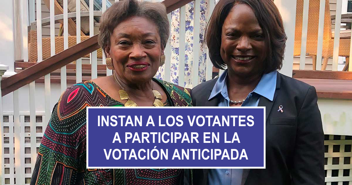 Instan a los votantes a participar en la Votación Anticipada