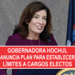 Gobernadora Hochul anuncia plan para establecer límites a cargos electos