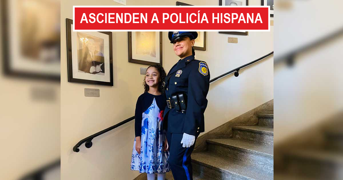 Ascienden a policía hispana