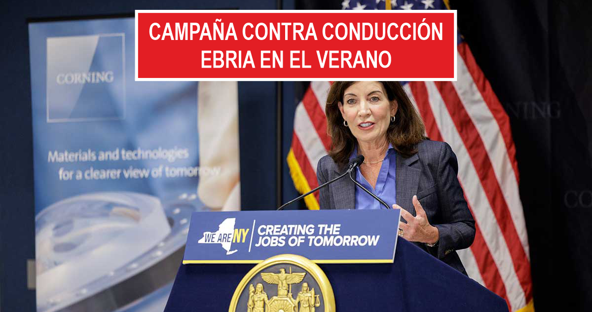 Campaña contra conducción ebria en el verano