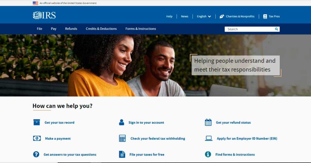 El IRS.gov ofrece ayuda durante las 24 horas y 7 días