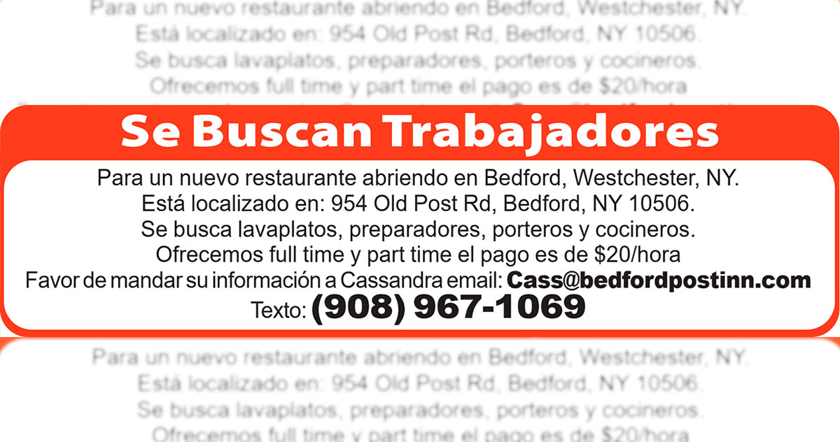 Se Buscan Trabajadores