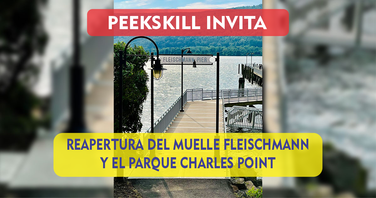 Peekskill invita a la reapertura del muelle Fleischmann y el parque Charles Point este domingo