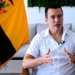 Noboa abre la campaña electoral criticando a los “golpistas” y promete un resurgir de Ecuador