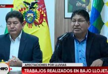16 muertos y unas 16.000 familias afectadas por la época de lluvias en Bolivia