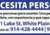 SE NECESITA PERSONAL