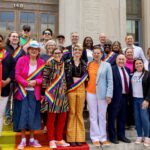 Westchester Iza la Bandera del Orgullo Progress