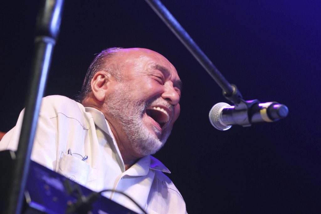 El pianista Eddie Palmieri en un concierto en Cancún (México). EFE