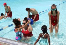Playland y Piscinas abiertas dos semanas mas Una de las piscinas de Westchester.