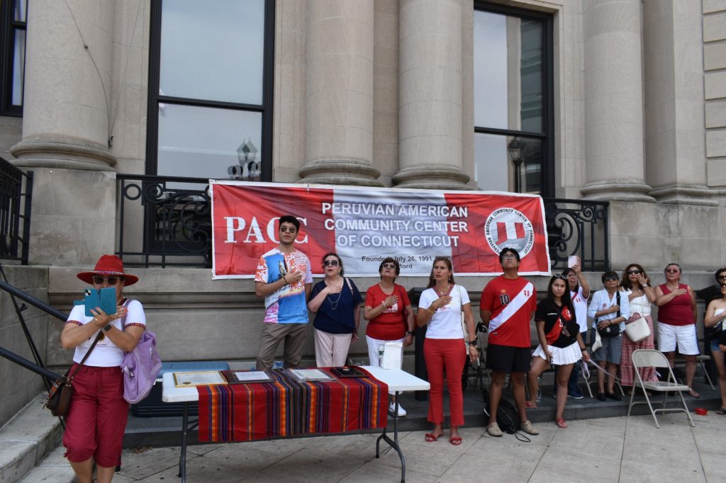La comunidad peruana estuvo presente en la celebración anual de la PACC en Stamford.
