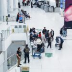 Agentes ICE en los aeropuertos JFK y Newark, en Nueva York
