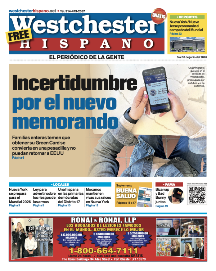 Westchester Hispano Edicion Digital 5 de Junio 2026 Westchester Hispano Edicion Digital 5 de Junio 2026