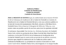 Peekskill celebrará audiencia pública sobre propuesta de nuevo edificio comercial