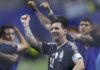 Argentina venció 2-1 a Inglaterra