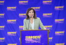 Hochul llega a cinco años al frente de Nueva York Kathy Hochul durante su gestión como gobernadora del estado de Nueva York.