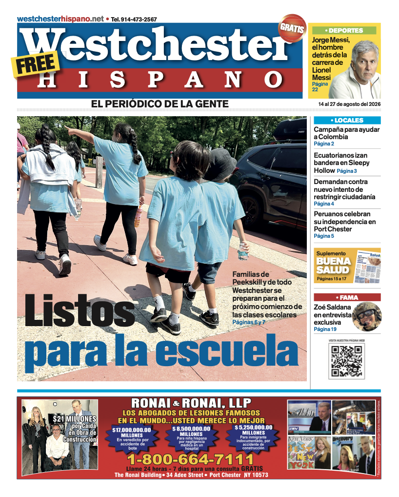 Westchester Hispano Edición Digital 14 de Agosto 2026