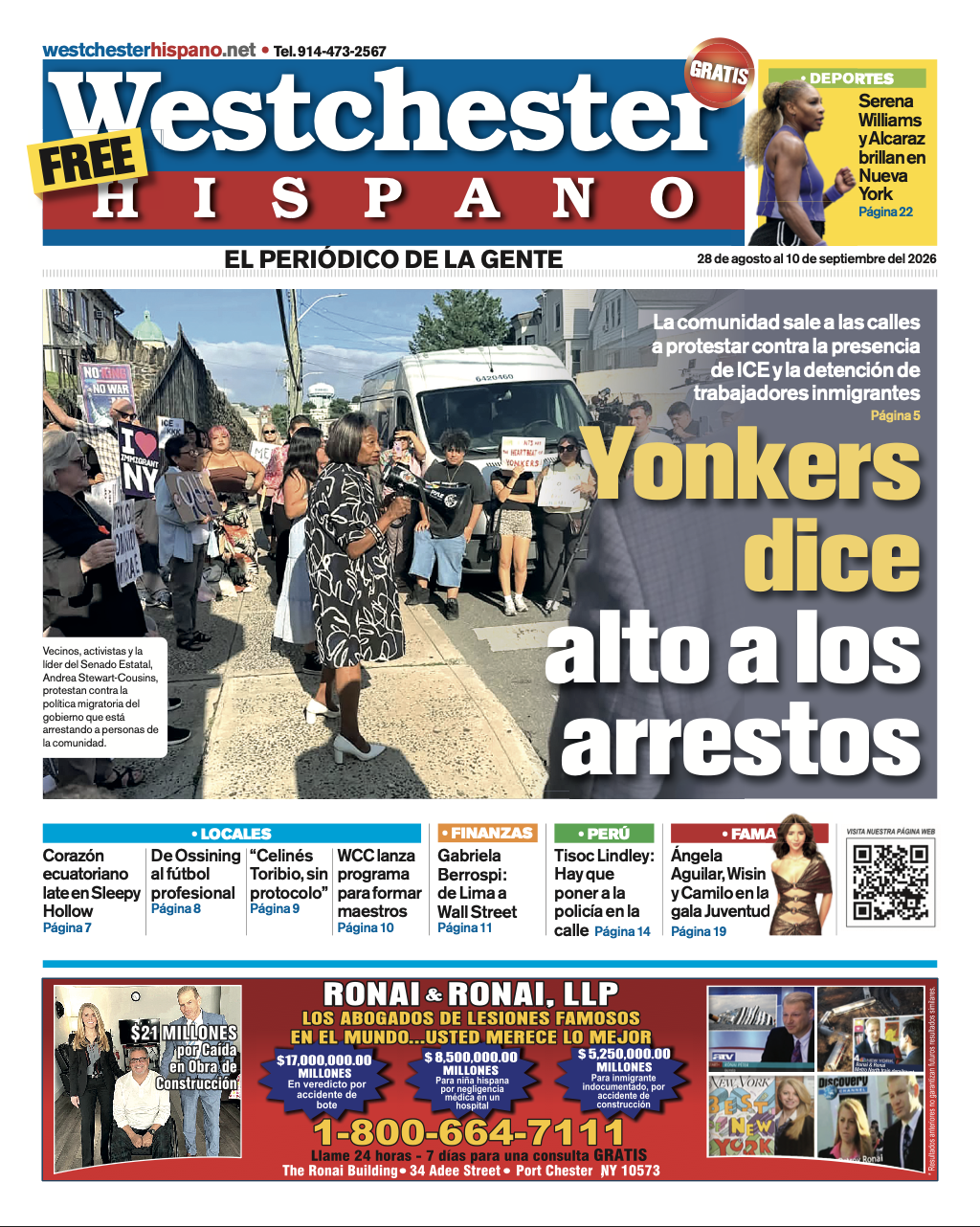 Westchester Hispano Edición Digital 28 de agosto 2026