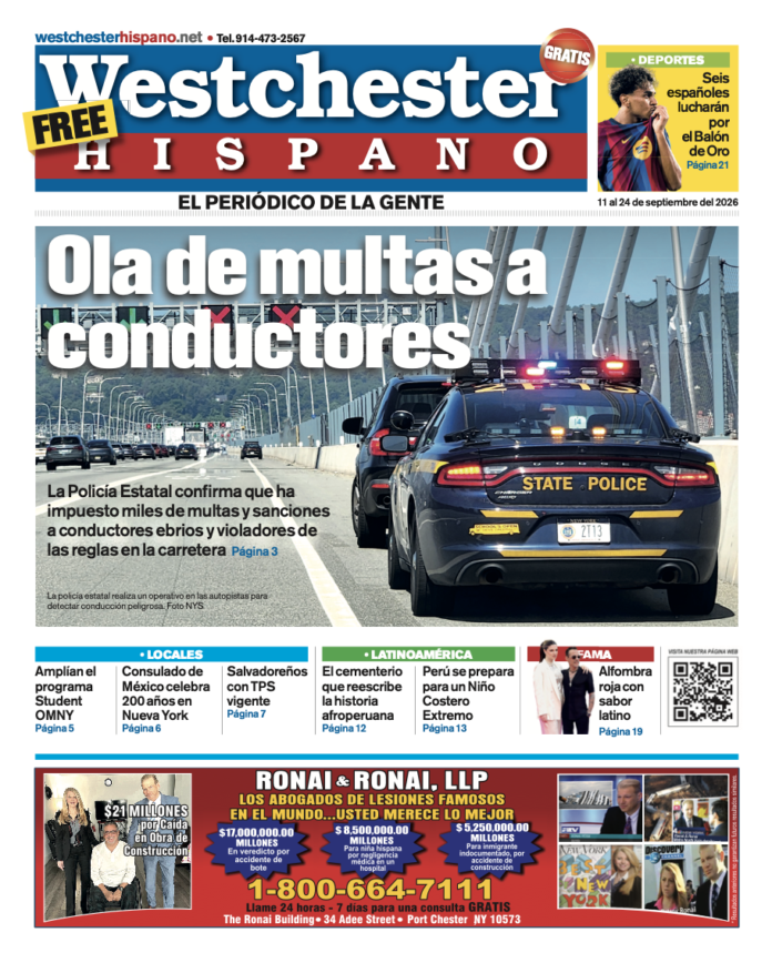 Westchester Hispano Edición Digital 11 de Septiembre 2026 Westchester Hispano Edición Digital 11 de Septiembre 2026