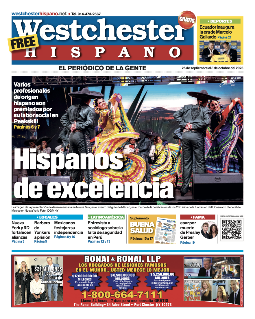 Westchester Hispano Edición Digital 25 de Septiembre 2026